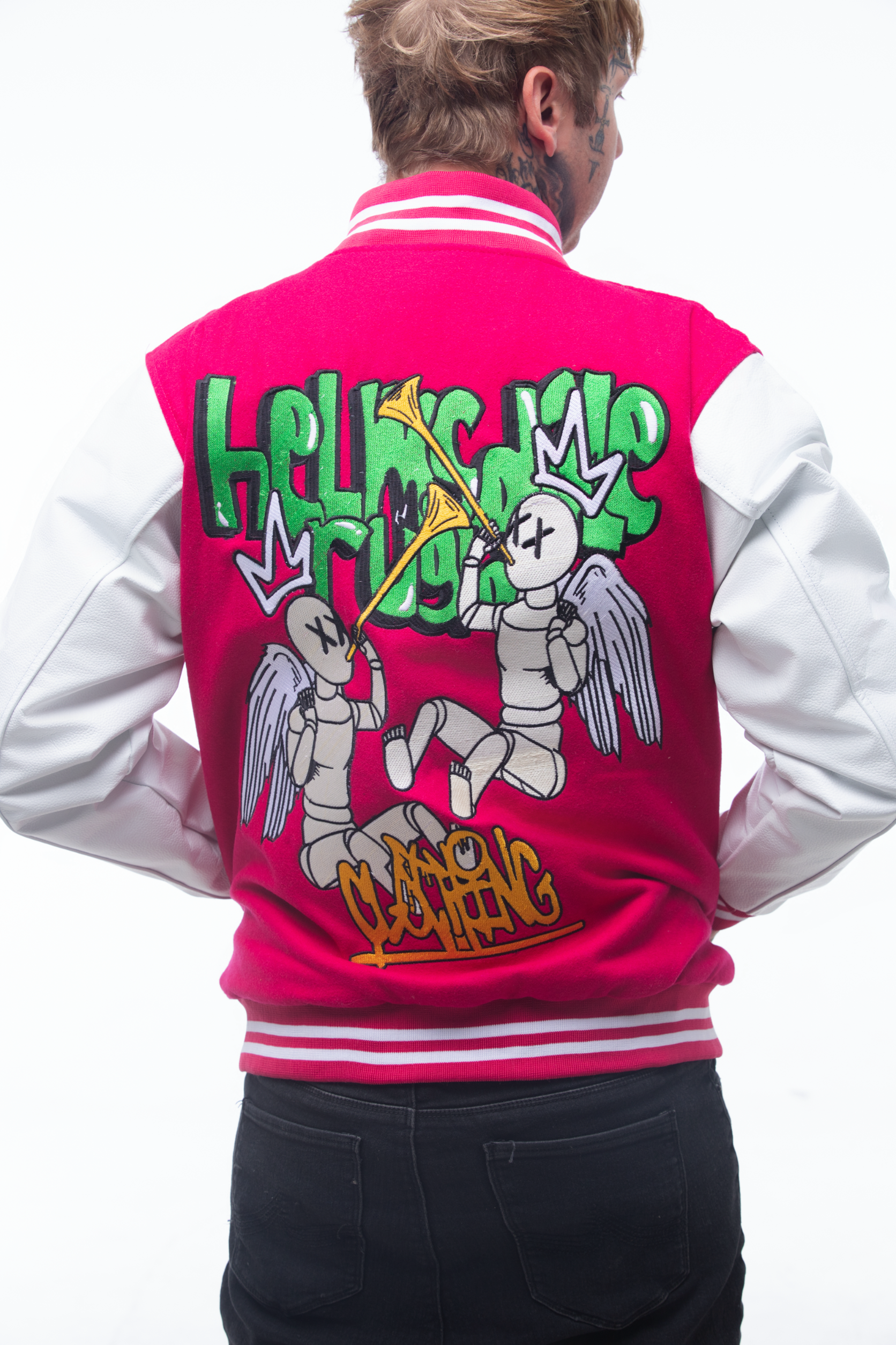 HXR Draw on The Walls Varsity Jacket (p)