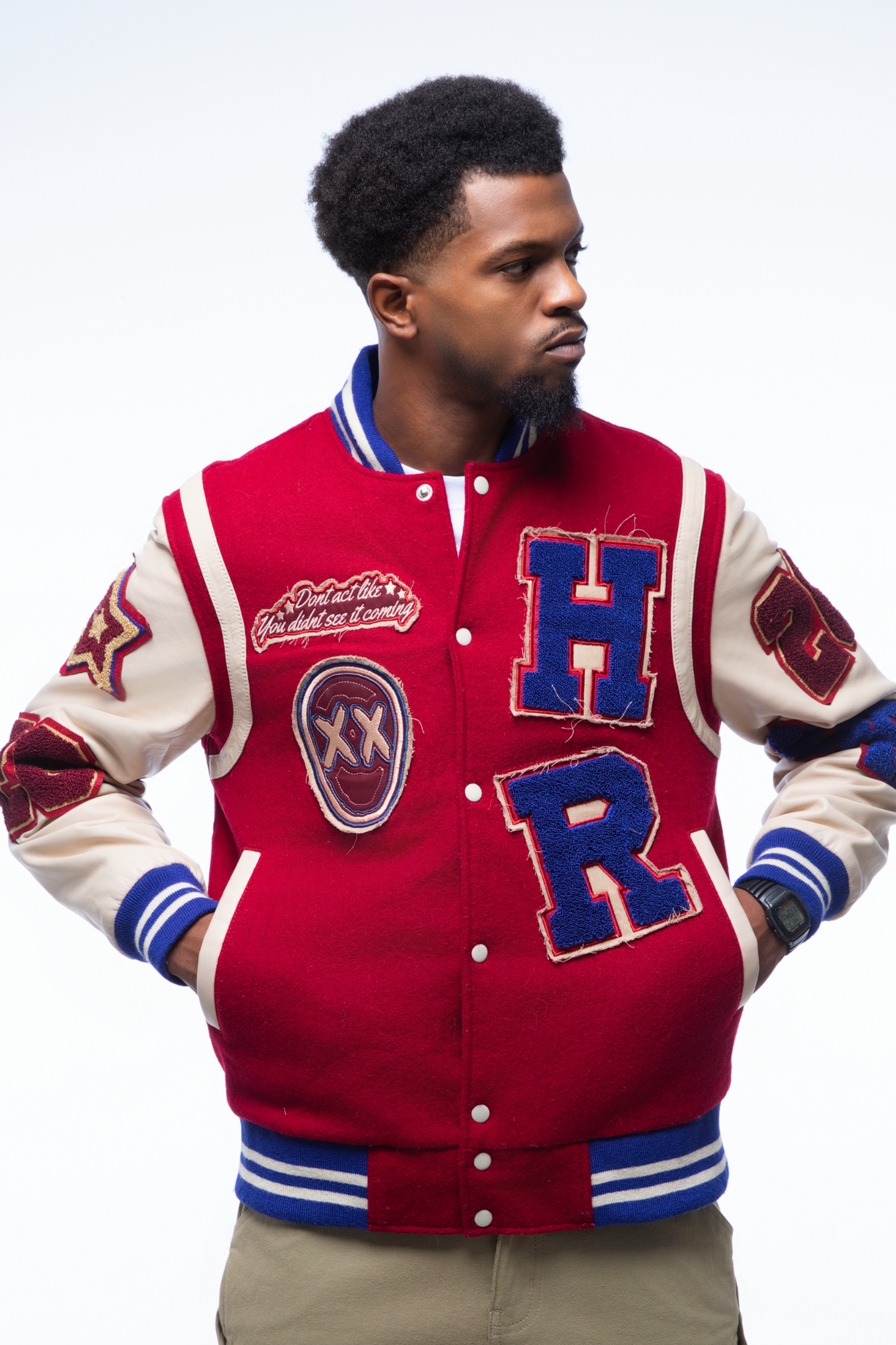 HXR Seeing It Coming Varsity Jacket (B/M)