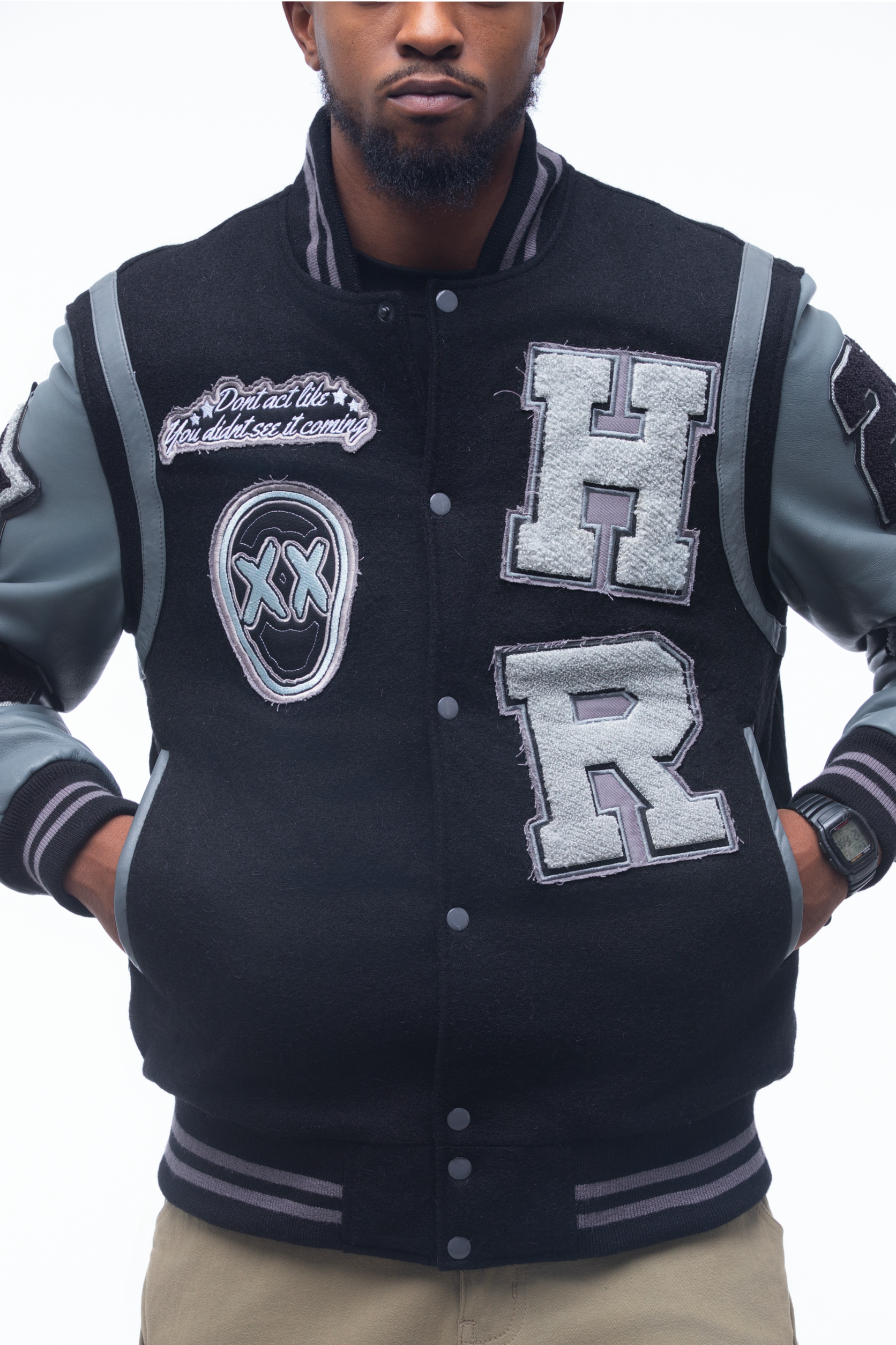 HXR Seeing It Coming Varsity Jacket (B/G)